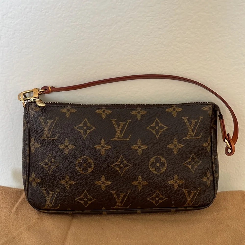 Louis Vuitton Pochette iconic bag.